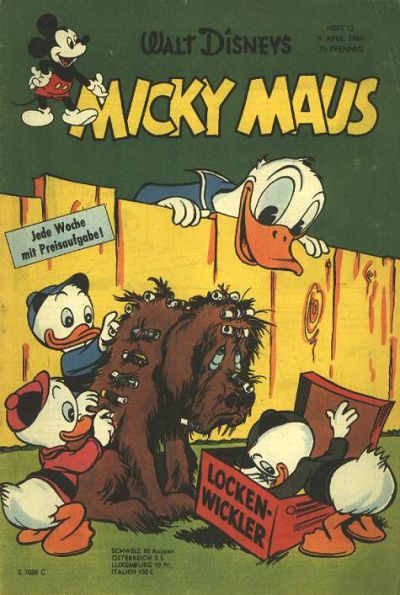 Cover for Micky Maus (Egmont Ehapa, 1951 series) #15/1960