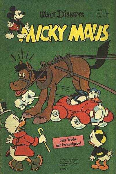 Cover for Micky Maus (Egmont Ehapa, 1951 series) #29/1960