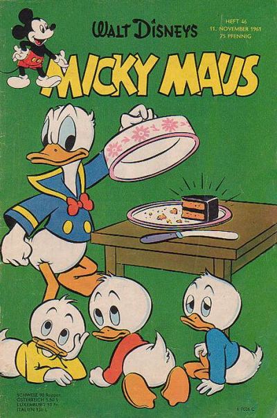 Cover for Micky Maus (Egmont Ehapa, 1951 series) #46/1961