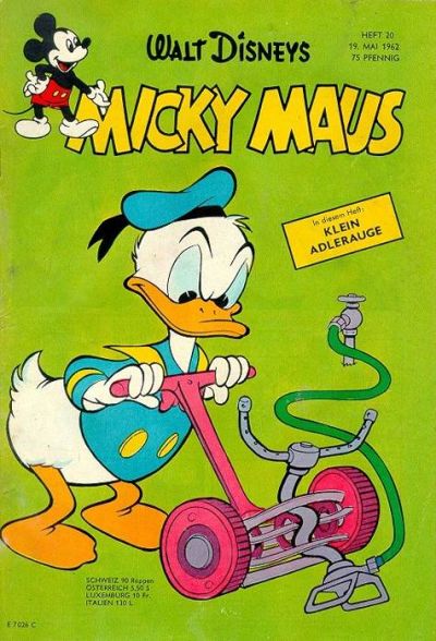 Cover for Micky Maus (Egmont Ehapa, 1951 series) #20/1962
