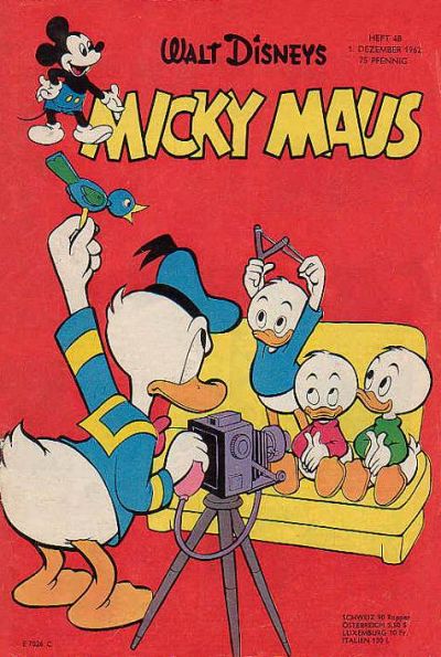 Cover for Micky Maus (Egmont Ehapa, 1951 series) #48/1962