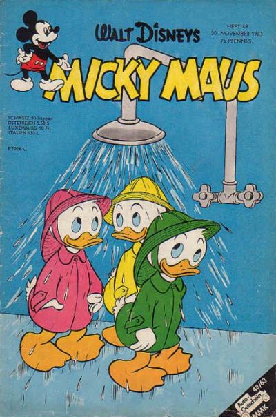 Cover for Micky Maus (Egmont Ehapa, 1951 series) #48/1963