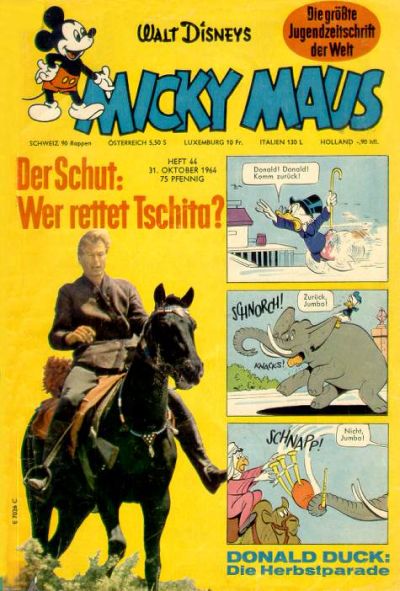 Cover for Micky Maus (Egmont Ehapa, 1951 series) #44/1964