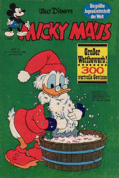 Cover for Micky Maus (Egmont Ehapa, 1951 series) #50/1965