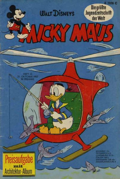 Cover for Micky Maus (Egmont Ehapa, 1951 series) #42/1967