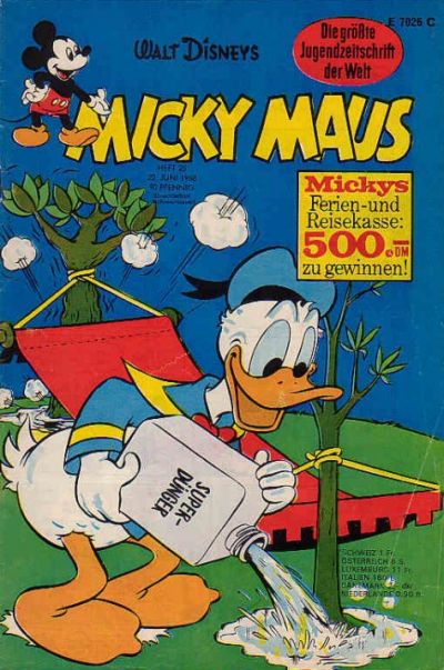 Cover for Micky Maus (Egmont Ehapa, 1951 series) #25/1968
