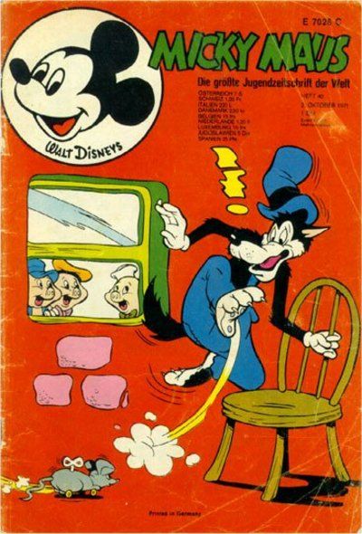 Cover for Micky Maus (Egmont Ehapa, 1951 series) #40/1971