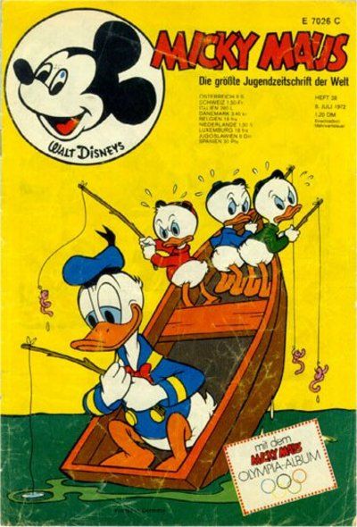 Cover for Micky Maus (Egmont Ehapa, 1951 series) #28/1972
