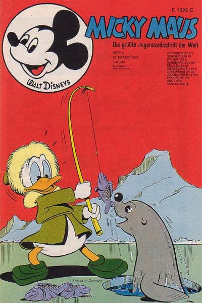 Cover for Micky Maus (Egmont Ehapa, 1951 series) #3/1974