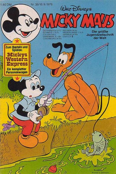 Cover for Micky Maus (Egmont Ehapa, 1951 series) #38/1976
