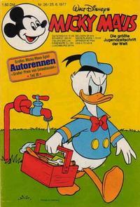 Cover Thumbnail for Micky Maus (Egmont Ehapa, 1951 series) #26/1977