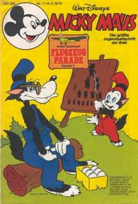 Cover Thumbnail for Micky Maus (Egmont Ehapa, 1951 series) #7/1978
