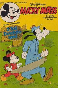 Cover Thumbnail for Micky Maus (Egmont Ehapa, 1951 series) #20/1978