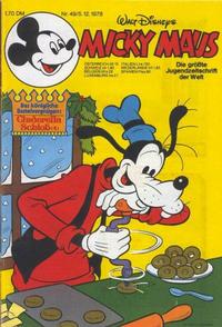 Cover Thumbnail for Micky Maus (Egmont Ehapa, 1951 series) #49/1978