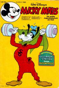 Cover Thumbnail for Micky Maus (Egmont Ehapa, 1951 series) #6/1980