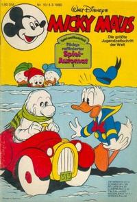 Cover Thumbnail for Micky Maus (Egmont Ehapa, 1951 series) #10/1980