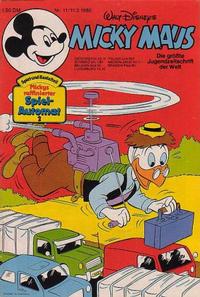 Cover Thumbnail for Micky Maus (Egmont Ehapa, 1951 series) #11/1980