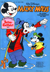 Cover Thumbnail for Micky Maus (Egmont Ehapa, 1951 series) #21/1981