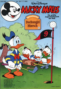 Cover Thumbnail for Micky Maus (Egmont Ehapa, 1951 series) #28/1981