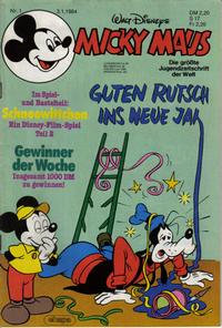 Cover Thumbnail for Micky Maus (Egmont Ehapa, 1951 series) #1/1984