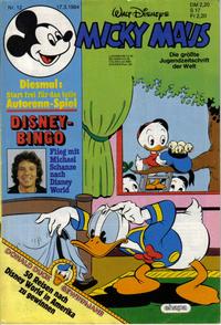Cover Thumbnail for Micky Maus (Egmont Ehapa, 1951 series) #12/1984