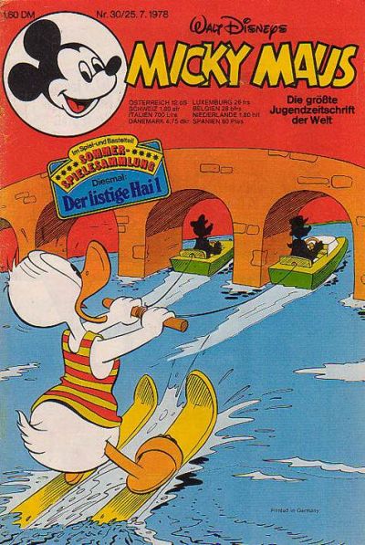 Cover for Micky Maus (Egmont Ehapa, 1951 series) #30/1978