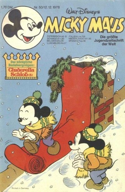 Cover for Micky Maus (Egmont Ehapa, 1951 series) #50/1978