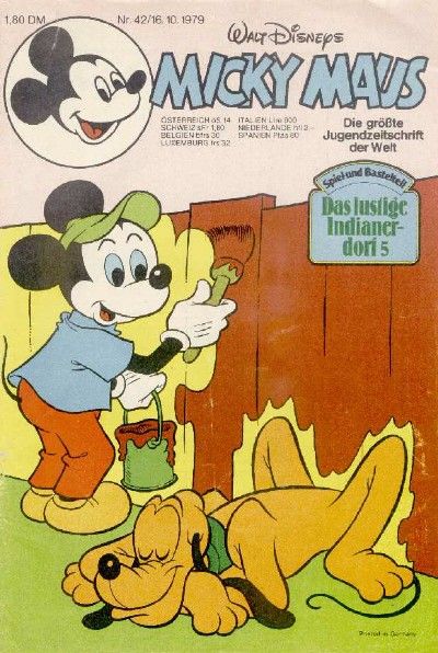 Cover for Micky Maus (Egmont Ehapa, 1951 series) #42/1979