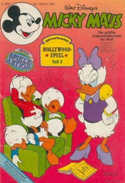 Cover for Micky Maus (Egmont Ehapa, 1951 series) #13/1982