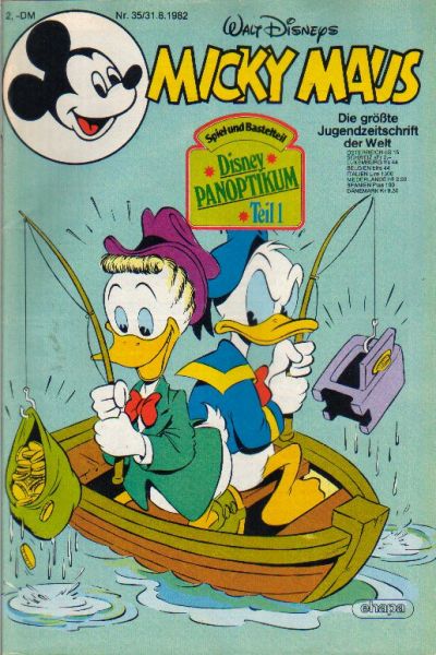 Cover for Micky Maus (Egmont Ehapa, 1951 series) #35/1982