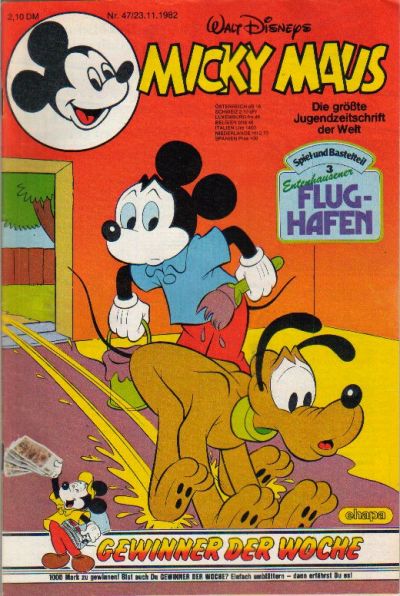 Cover for Micky Maus (Egmont Ehapa, 1951 series) #47/1982