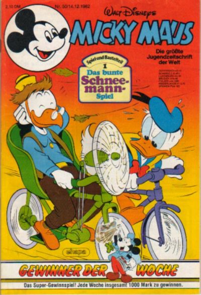 Cover for Micky Maus (Egmont Ehapa, 1951 series) #50/1982