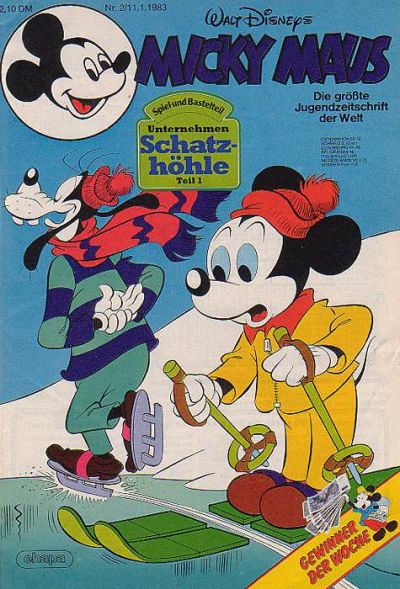 Cover for Micky Maus (Egmont Ehapa, 1951 series) #2/1983
