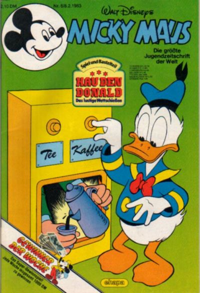 Cover for Micky Maus (Egmont Ehapa, 1951 series) #6/1983