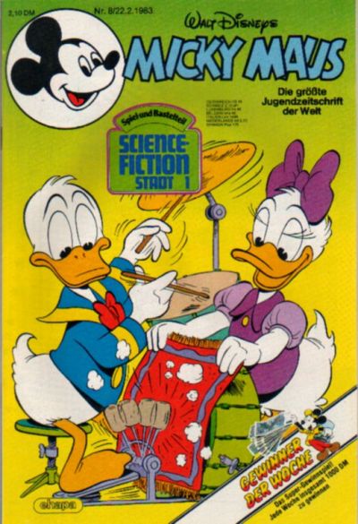 Cover for Micky Maus (Egmont Ehapa, 1951 series) #8/1983