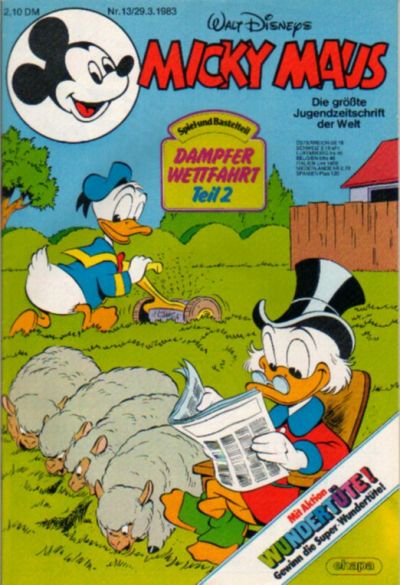 Cover for Micky Maus (Egmont Ehapa, 1951 series) #13/1983