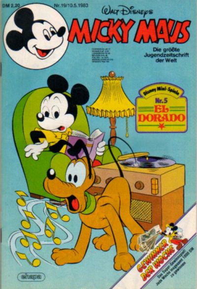 Cover for Micky Maus (Egmont Ehapa, 1951 series) #19/1983