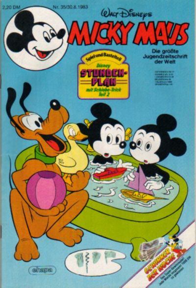 Cover for Micky Maus (Egmont Ehapa, 1951 series) #35/1983
