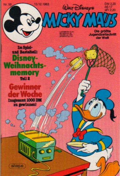 Cover for Micky Maus (Egmont Ehapa, 1951 series) #50/1983