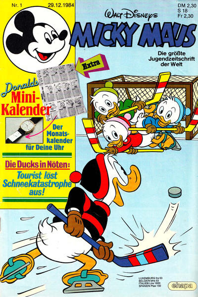 Cover for Micky Maus (Egmont Ehapa, 1951 series) #1/1985