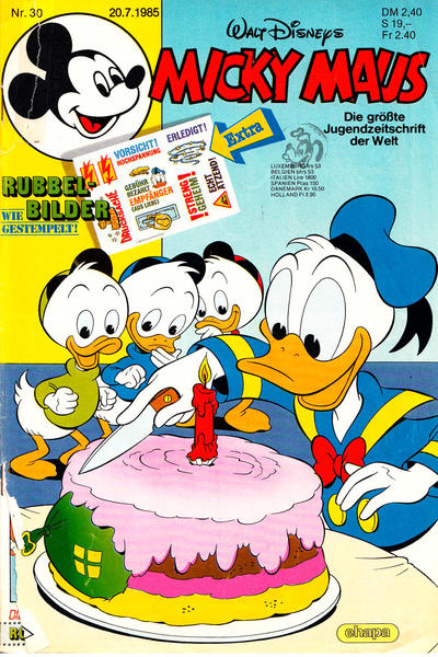 Cover for Micky Maus (Egmont Ehapa, 1951 series) #30/1985