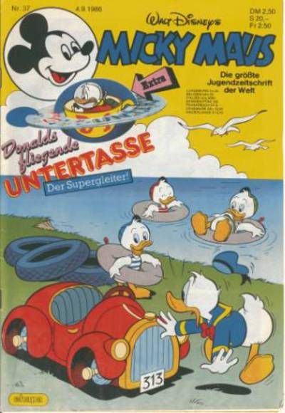 Cover for Micky Maus (Egmont Ehapa, 1951 series) #37/1986