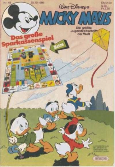 Cover for Micky Maus (Egmont Ehapa, 1951 series) #45/1986