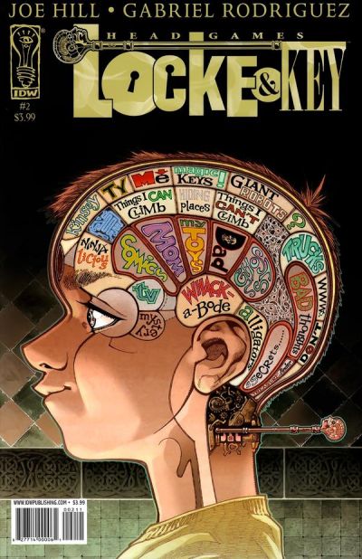 Cover for Locke & Key: Head Games (IDW, 2009 series) #2