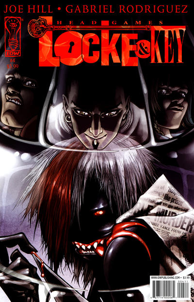 Cover for Locke & Key: Head Games (IDW, 2009 series) #4