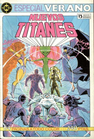 Cover for Nuevos Titanes [Nuevos Titanes Especial Verano] (Zinco, 1987 series) 