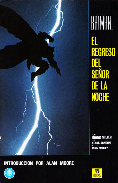 Cover for Batman: El regreso del Señor de la Noche (Zinco, 1987 series) 
