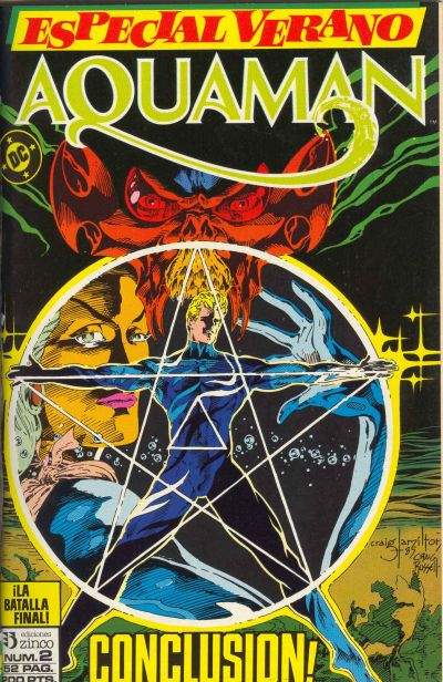 Cover for Aquaman (Zinco, 1988 series) #2