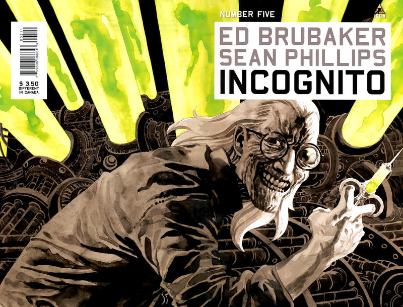Cover for Incognito (Marvel, 2008 series) #5