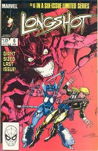 Cover Thumbnail for Longshot (Marvel, 1985 series) #6 [Direct]